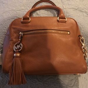 Michael Kors Leather Crossbody / Purse Cognac